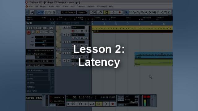 Using Cubase - Latency