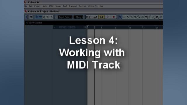 Using Cubase - Working with MIDI