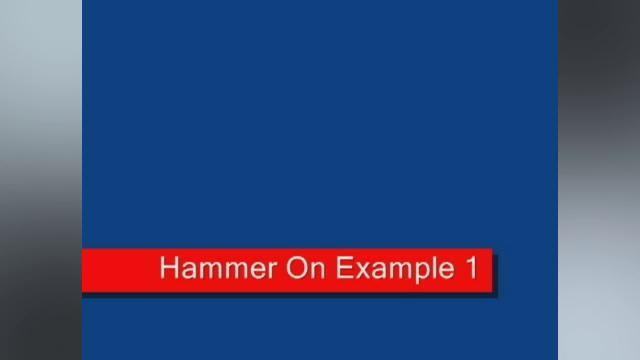  Legato - Introduction and Hammer On Practice