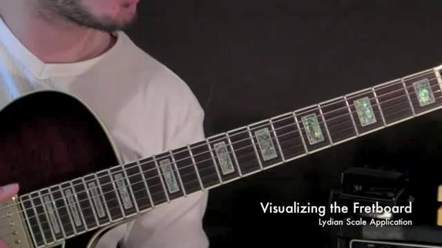 Visualizing the Fretboard - Lydian Scale Application